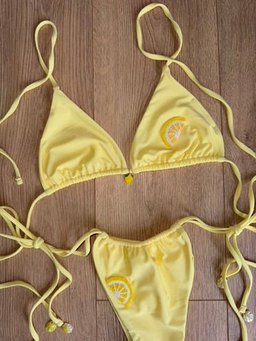 'Lemon Zestie' | Bikini Set