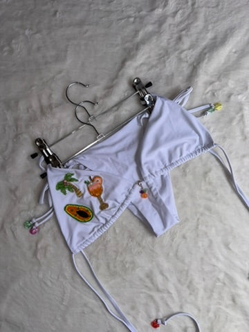 'Aperol' | Embellished Bikini Set
