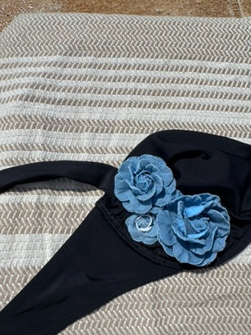 'Denim By The Sea | Sky' Bikini Set