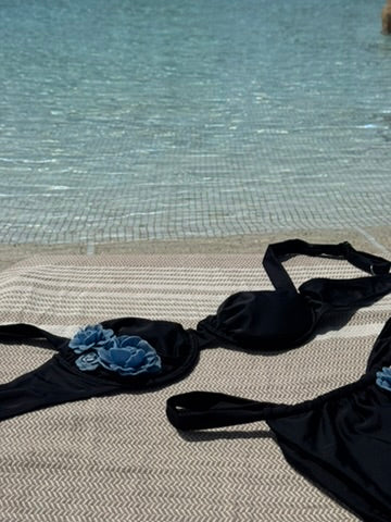 'Denim By The Sea | Sky' Bikini Set