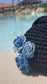 'Denim By The Sea | Sky' Bikini & Clutch Set