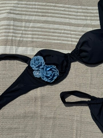 'Denim By The Sea | Sky' Bikini Set