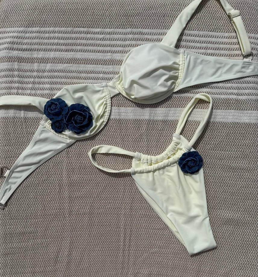 'Denim by The Sea | Indigo' Bikini Set