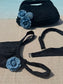 'Denim By The Sea | Sky' Bikini & Clutch Set