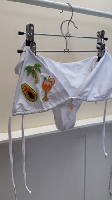 'Aperol' | Embellished Bikini Set
