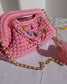 'Junk Charm Club' | Crochet Clutch