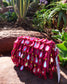 'Reflections - Fuchsia' | Beaded Bag