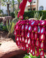 'Reflections - Fuchsia' | Beaded Bag