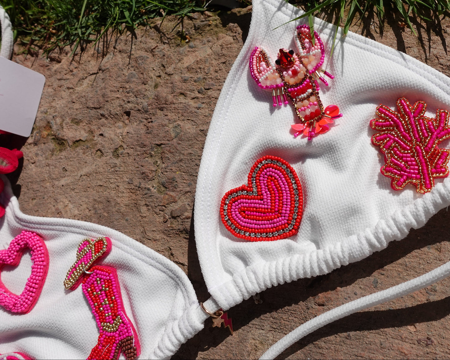 'Barbie coded' | Embellished Bikini Set