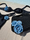 'Denim By The Sea | Sky' Bikini & Clutch Set