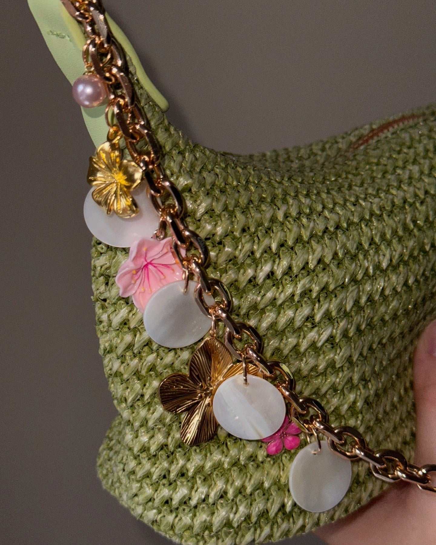 'Matcha Bloom' | Shoulder Bag