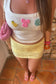 'Bananas For You' | Embellished Vest Top