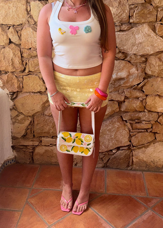 'Limoncito' | Beaded Bag