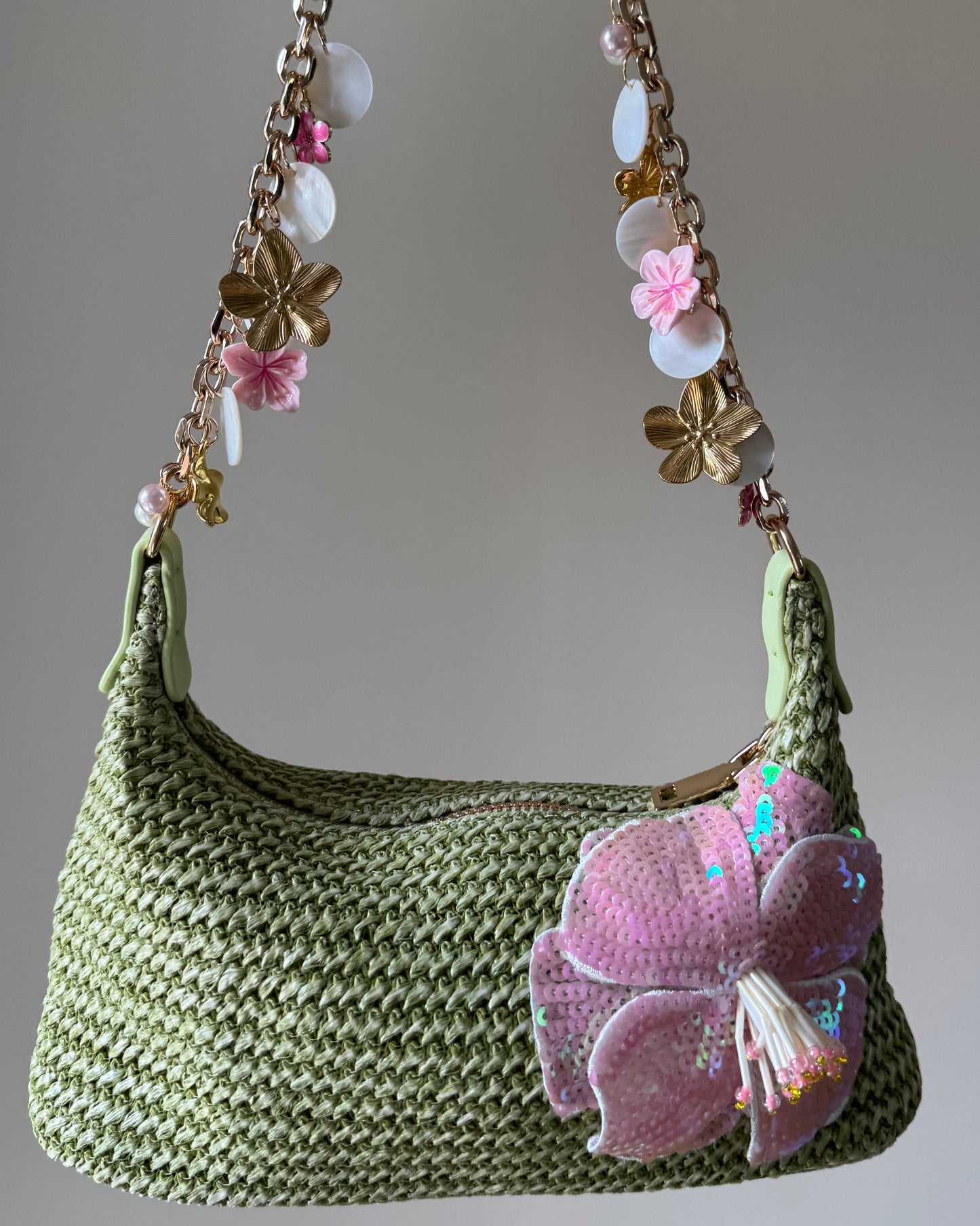 'Matcha Bloom' | Shoulder Bag