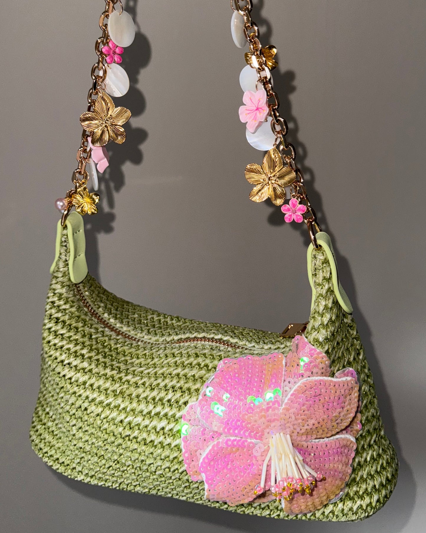 'Matcha Bloom' | Shoulder Bag