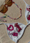 'Barbie coded' | Embellished Bikini Set