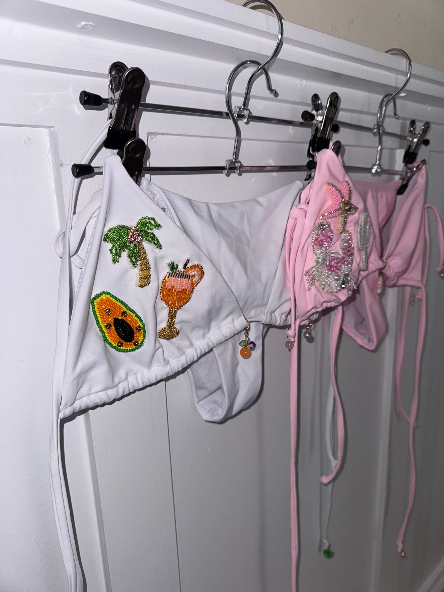 'Aperol' | Embellished Bikini Set