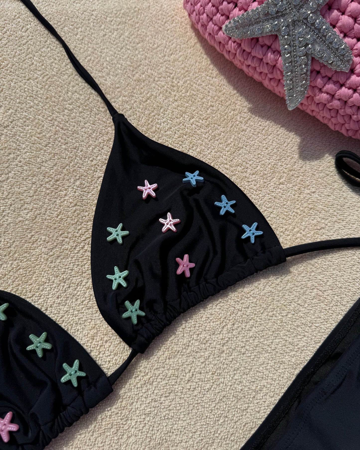 'Sun, Sea & Starfish' | Button Bikini Set