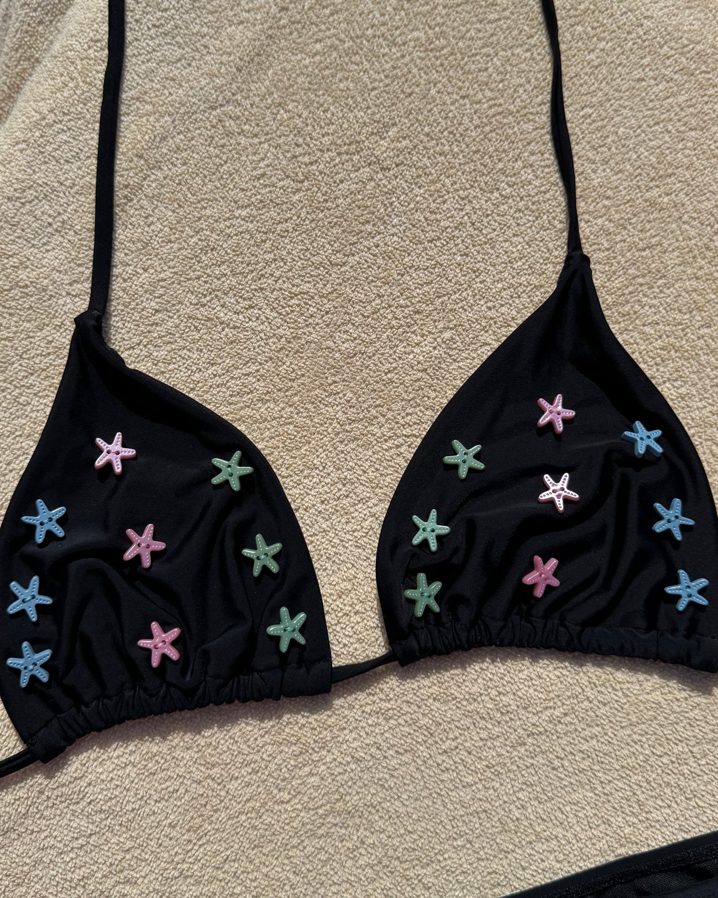 'Sun, Sea & Starfish' | Button Bikini Set