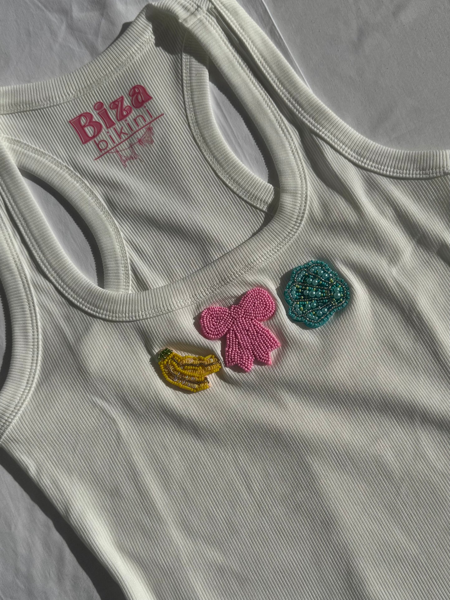 'Bananas For You' | Embellished Vest Top