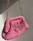 'Junk Charm Club' | Crochet Clutch